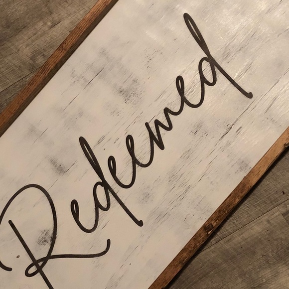 Wood farmhouse sign - Picture 2 of 2